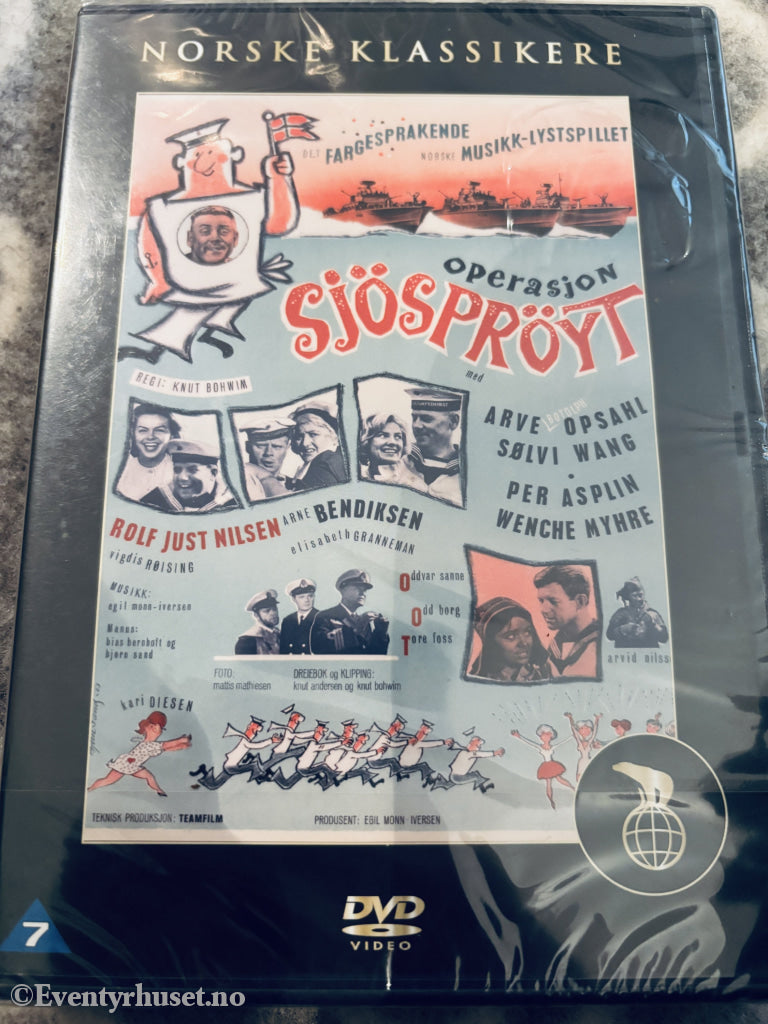 Operasjon Sjøsprøyt (Norske Klassikere). DVD. Ny i plast!
