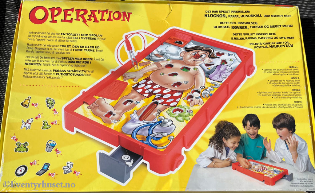 Operation/Operasjon. Brettspill. Brettspill