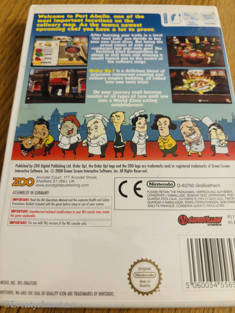 Order Up! . Nintendo Wii.