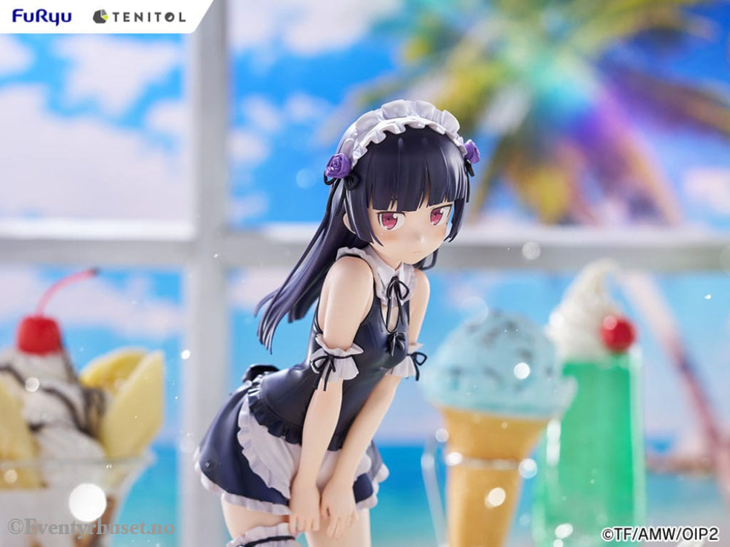 Ore no Imouto ga Konna ni Kawaii Wake ga Nai. Tenitol Tall PVC Statue Kuroneko swimsuits maid Ver. 27 cm Manga & Anime