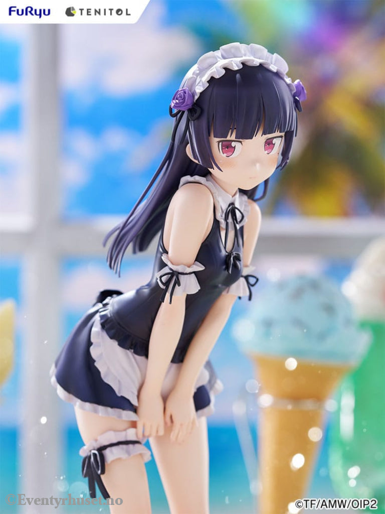 Ore no Imouto ga Konna ni Kawaii Wake ga Nai. Tenitol Tall PVC Statue Kuroneko swimsuits maid Ver. 27 cm Manga & Anime