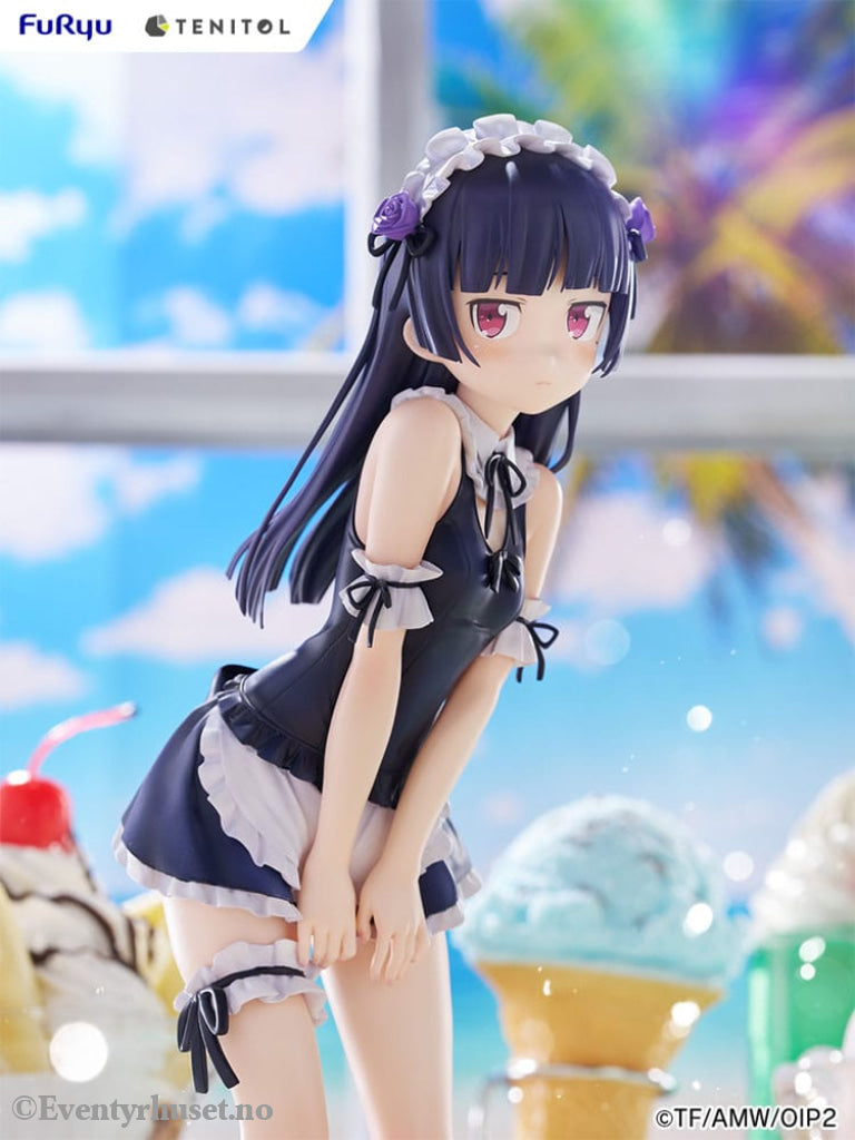 Ore no Imouto ga Konna ni Kawaii Wake ga Nai. Tenitol Tall PVC Statue Kuroneko swimsuits maid Ver. 27 cm Manga & Anime