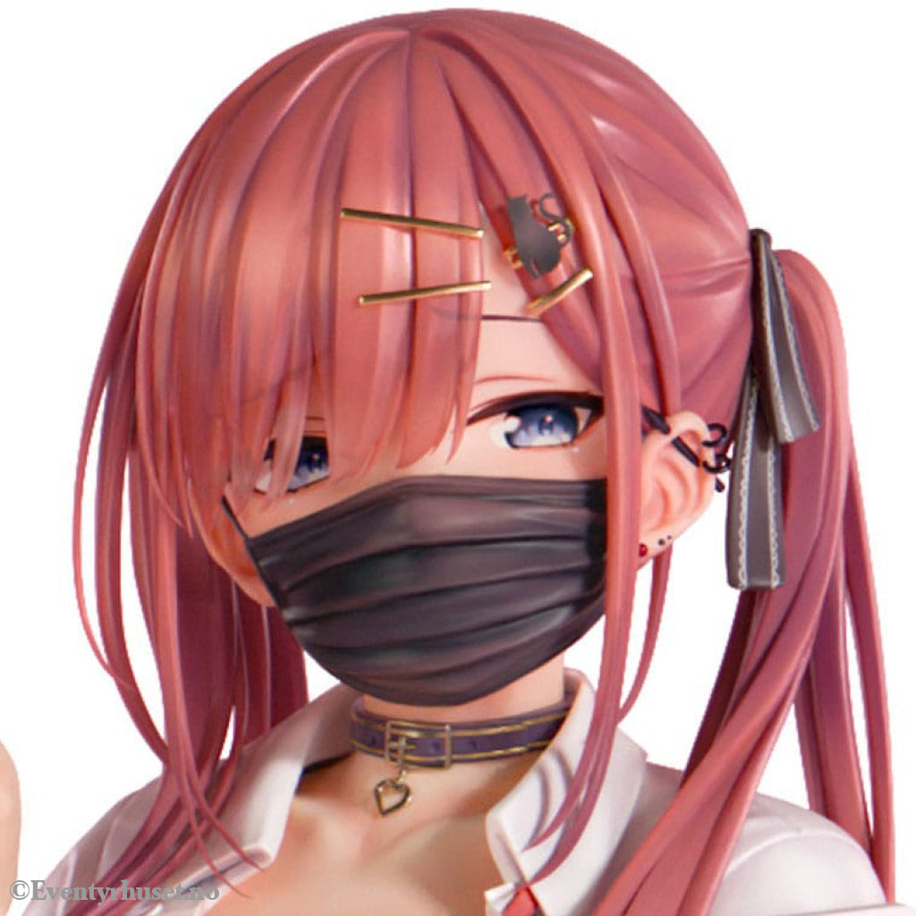 Original Character PVC Statue 1/5 Red-Haired Gyaru-Chan Mask Ver. Illustration by Nanamakura 29 cm Adult / Hentai