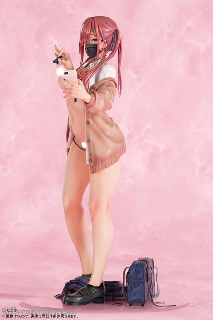 Original Character PVC Statue 1/5 Red-Haired Gyaru-Chan Mask Ver. Illustration by Nanamakura 29 cm Adult / Hentai