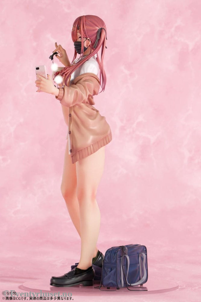 Original Character PVC Statue 1/5 Red-Haired Gyaru-Chan Mask Ver. Illustration by Nanamakura 29 cm Adult / Hentai