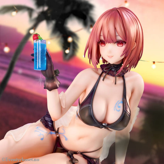 Original Character PVC Statue necömi Illustration One more drink for the vacation 13 cm Manga & Anime