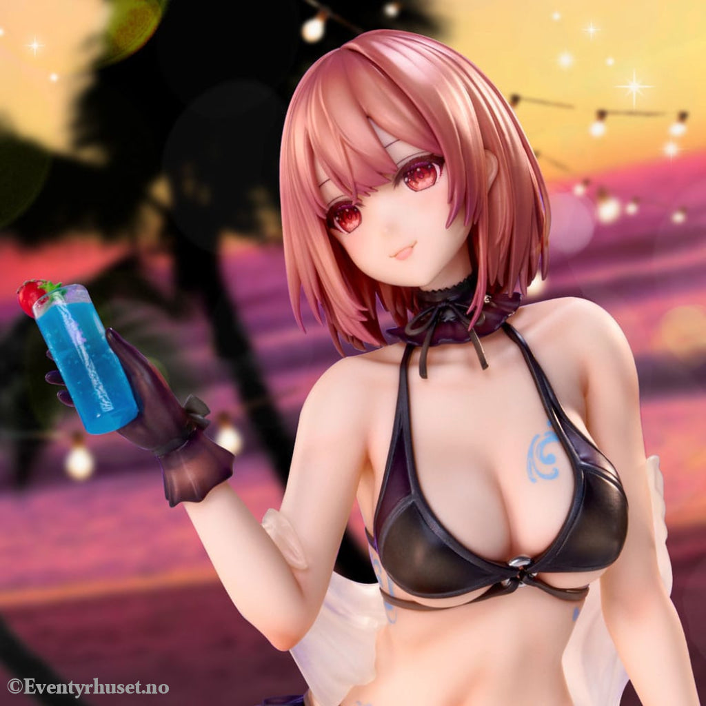 Original Character PVC Statue necömi Illustration One more drink for the vacation 13 cm Manga & Anime