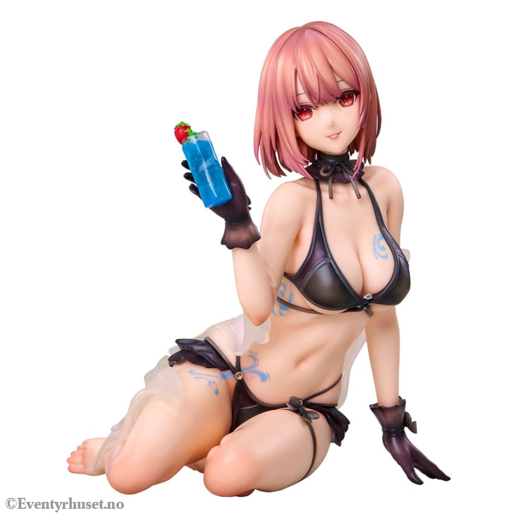 Original Character PVC Statue necömi Illustration One more drink for the vacation 13 cm Manga & Anime