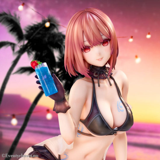 Original Character PVC Statue necömi Illustration One more drink for the vacation 13 cm Manga & Anime
