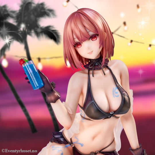 Original Character PVC Statue necömi Illustration One more drink for the vacation 13 cm Manga & Anime