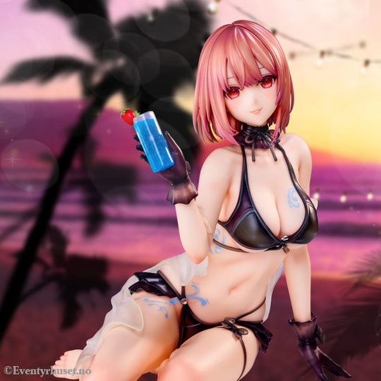 Original Character PVC Statue necömi Illustration One more drink for the vacation 13 cm Manga & Anime