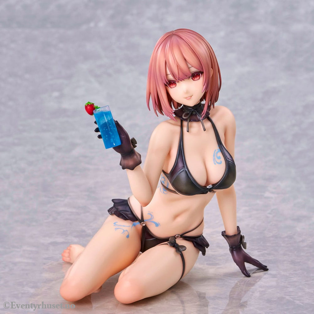 Original Character PVC Statue necömi Illustration One more drink for the vacation 13 cm Manga & Anime