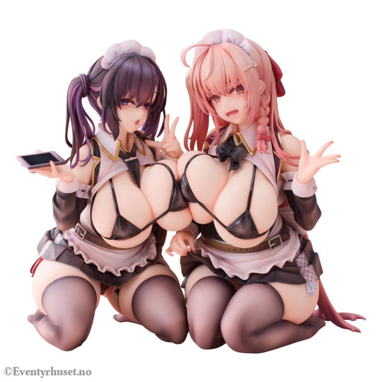 Original Character PVC Statues 1/5 2-Set Koho Miya & Otsuhane Fuwari illustration by Ninoude 18 cm Manga & Anime