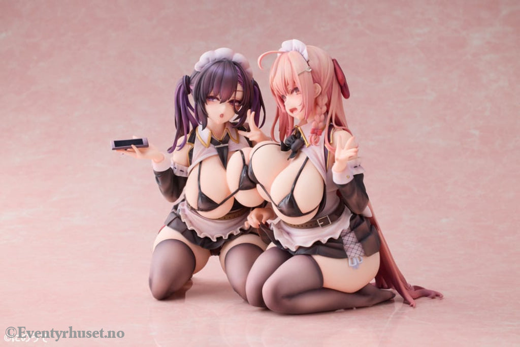 Original Character PVC Statues 1/5 2-Set Koho Miya & Otsuhane Fuwari illustration by Ninoude 18 cm Manga & Anime