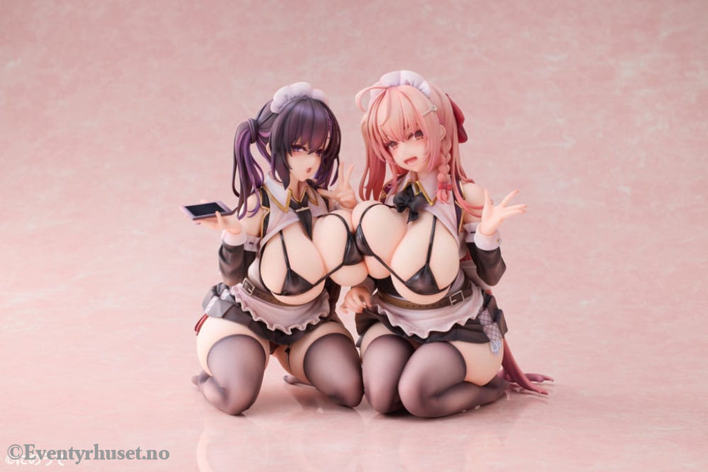 Original Character PVC Statues 1/5 2-Set Koho Miya & Otsuhane Fuwari illustration by Ninoude 18 cm Manga & Anime