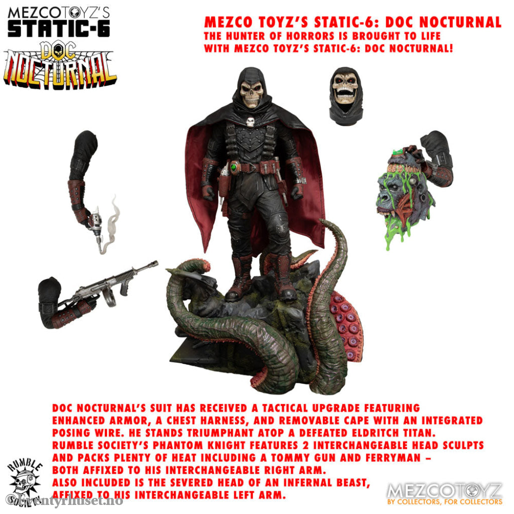 Original Character Static-6 PVC Statue 1/6 Rumble Society - Doc Nocturnal 38 cm Toys