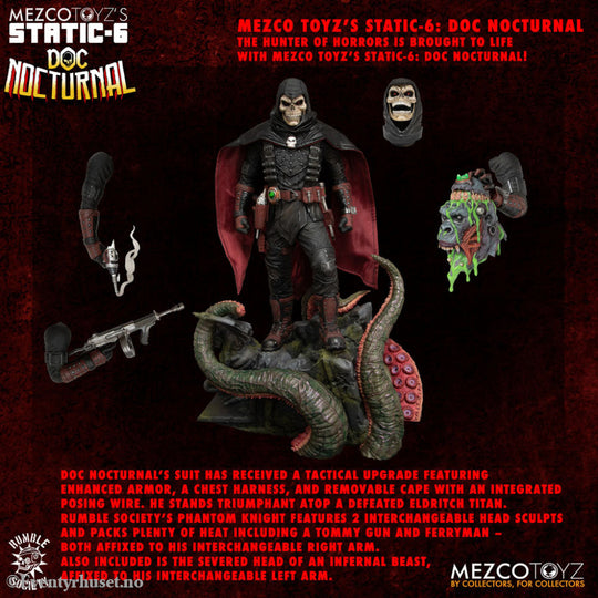 Original Character Static-6 PVC Statue 1/6 Rumble Society - Doc Nocturnal 38 cm Toys
