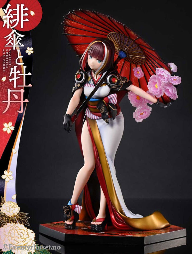 Original Illustration by Fuzichoco Prisma Wing PVC Statue 1/7 Scarlet Umbrella And Peony 28 cm Manga & Anime