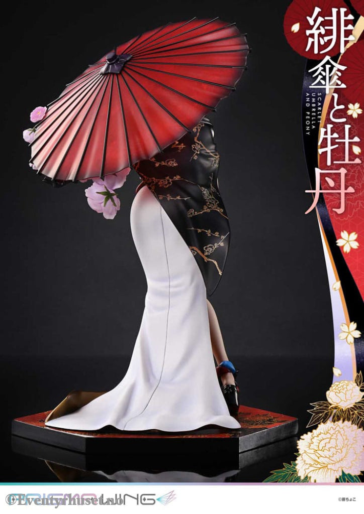 Original Illustration by Fuzichoco Prisma Wing PVC Statue 1/7 Scarlet Umbrella And Peony Deluxe Version 32 cm Manga &