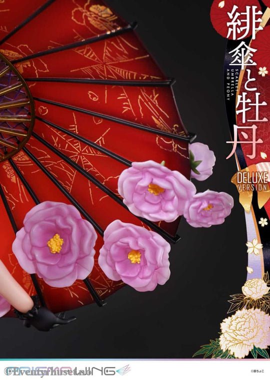 Original Illustration by Fuzichoco Prisma Wing PVC Statue 1/7 Scarlet Umbrella And Peony Deluxe Version 32 cm Manga &