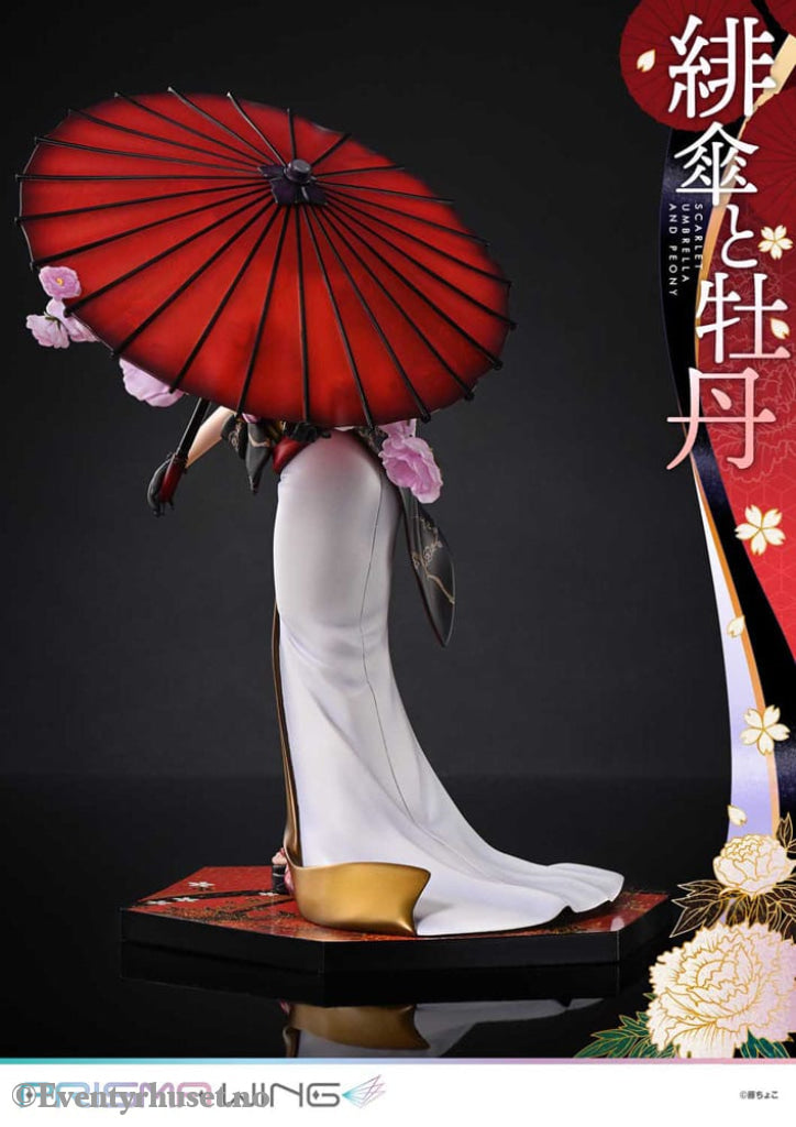 Original Illustration by Fuzichoco Prisma Wing PVC Statue 1/7 Scarlet Umbrella And Peony Deluxe Version 32 cm Manga &