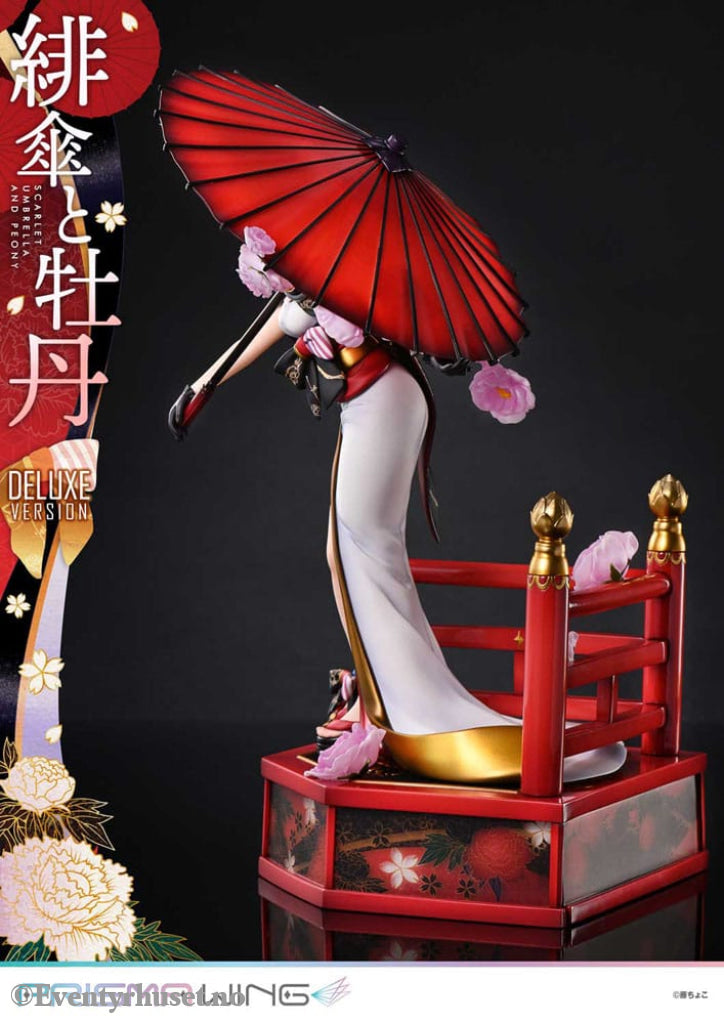 Original Illustration by Fuzichoco Prisma Wing PVC Statue 1/7 Scarlet Umbrella And Peony Deluxe Version 32 cm Manga &