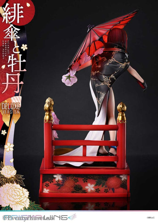 Original Illustration by Fuzichoco Prisma Wing PVC Statue 1/7 Scarlet Umbrella And Peony Deluxe Version 32 cm Manga &