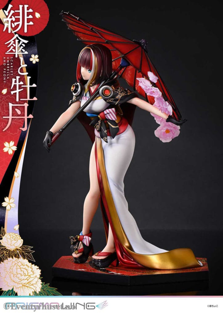 Original Illustration by Fuzichoco Prisma Wing PVC Statue 1/7 Scarlet Umbrella And Peony Deluxe Version 32 cm Manga &