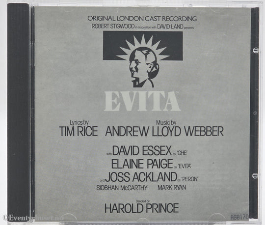 Original London Cast. 1978. Evita (Original London Cast Recording). CD.