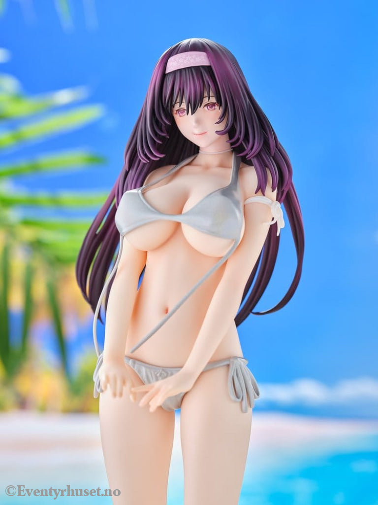 Original Model Statue 1/5 Tomoe Sakura Swimsuit Black Hair Ver. Illustration by Toshi Tsutakaze 32 cm Adult / Hentai