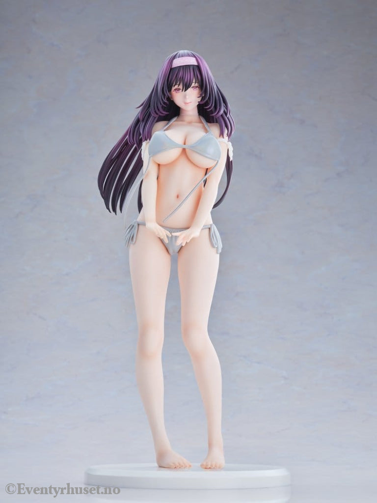 Original Model Statue 1/5 Tomoe Sakura Swimsuit Black Hair Ver. Illustration by Toshi Tsutakaze 32 cm Adult / Hentai