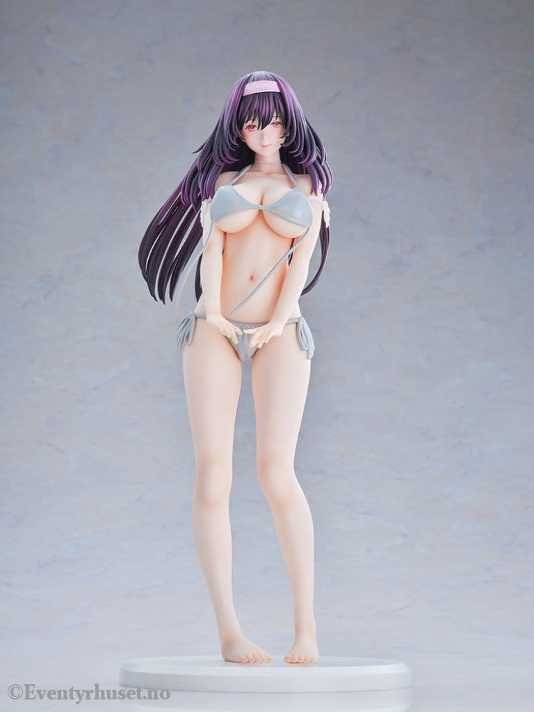 Original Model Statue 1/5 Tomoe Sakura Swimsuit Black Hair Wholesome Ver. Illustration by Toshi Tsutakaze 32 cm Adult