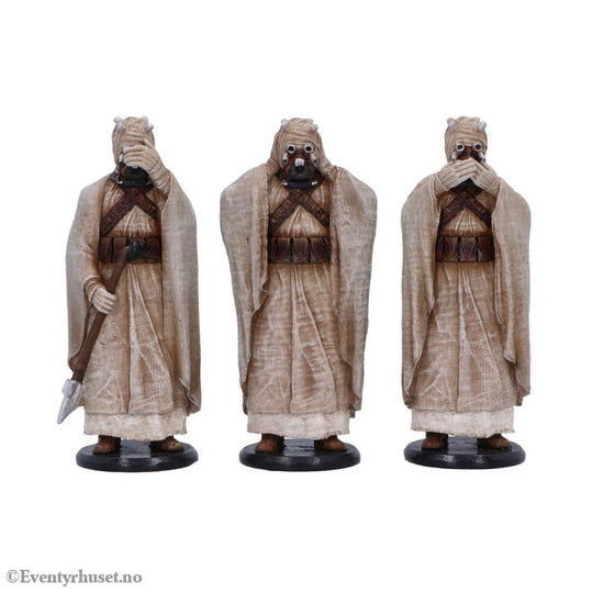 Original Stormtrooper Statue Three Wise Tusken Raiders 14 cm Collectibles