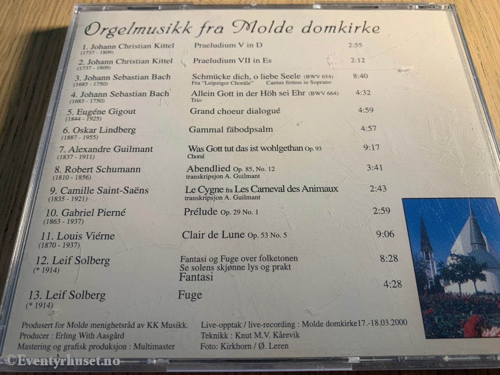Originalmusikk Fra Molde Domkirke. Cd. Cd