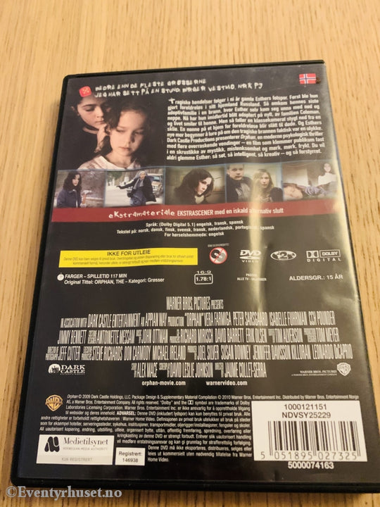 Orphan. 2009. Dvd. Dvd