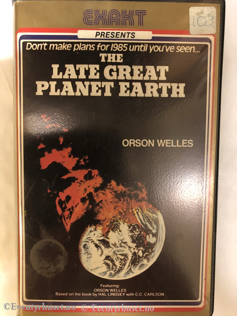 Orson Welles. The Late Great Planet Earth. Vhs Big Box.