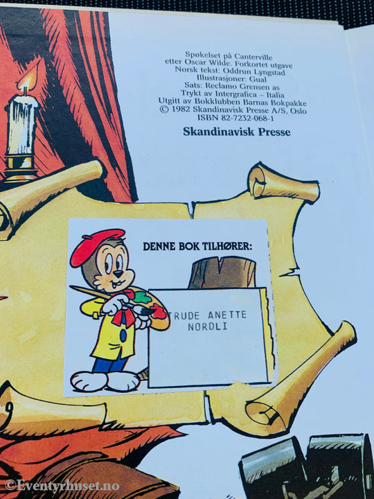 Oscar Wilde. 1982. Spøkelset på Canterville. Eventyrbok