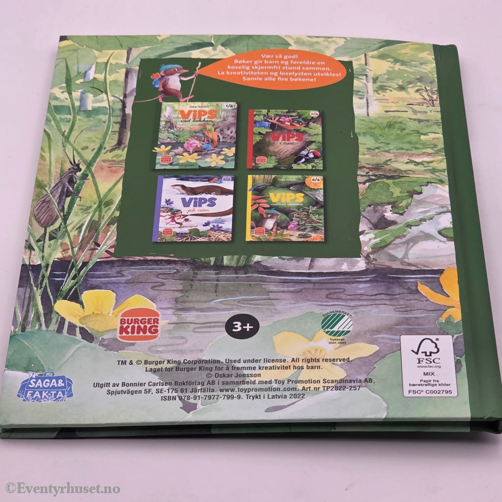 Oskar Jonsson, 2022. Vips ved bekken. Bok.