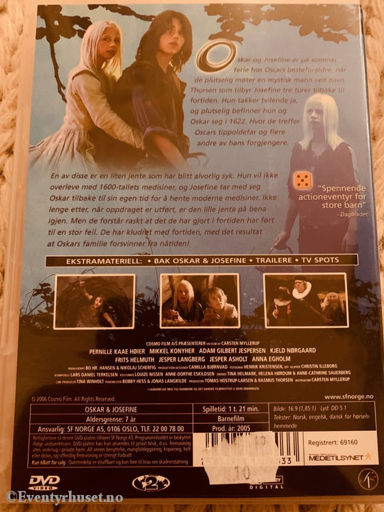 Oskar & Josefine. 2005. Dvd. Dvd