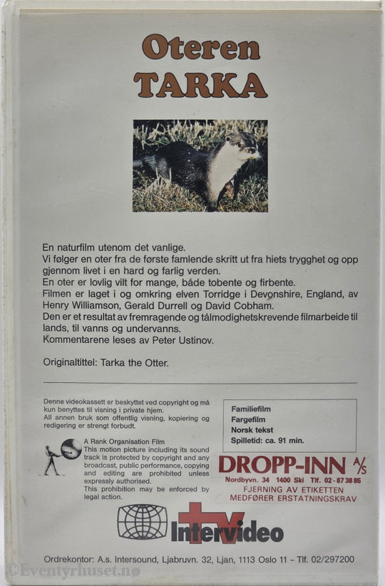 Oteren Tarka – 1978 . VHS Big Box.