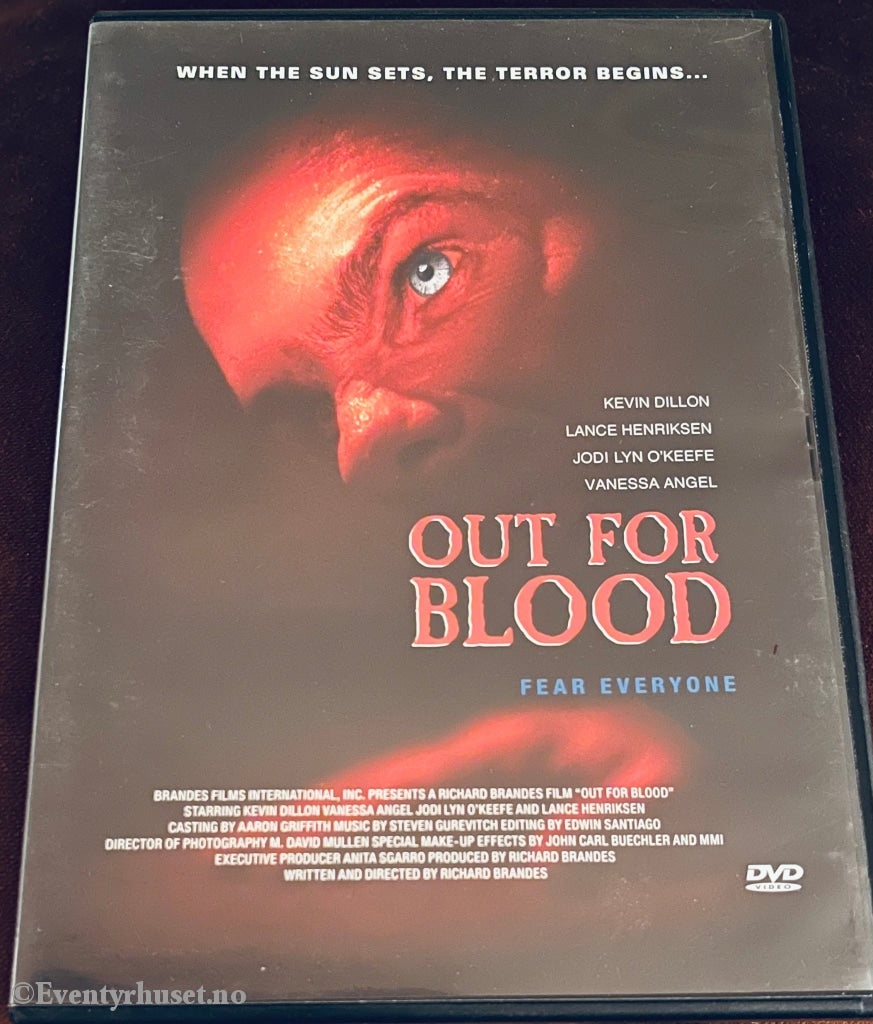 Out For Blood - Fear Everyone. 2004. Dvd. Dvd