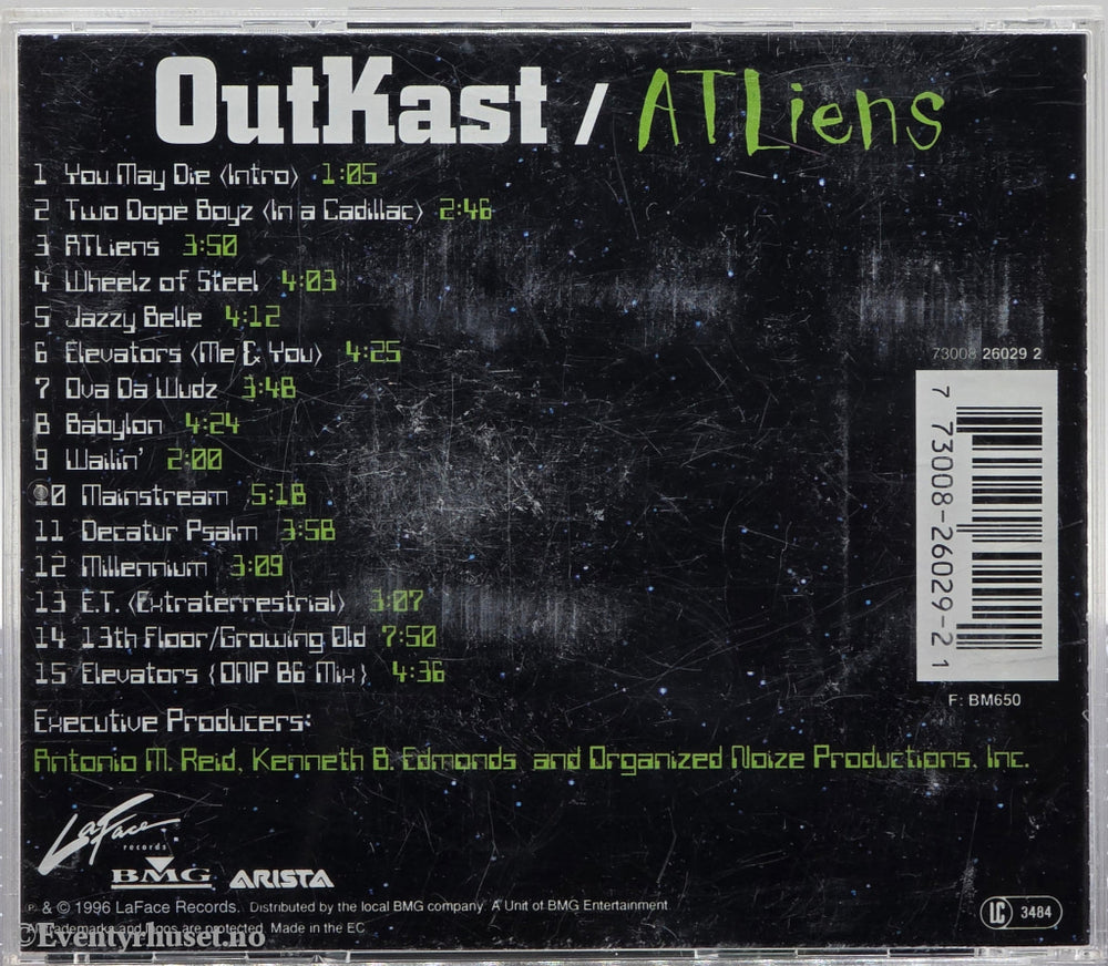 OutKast (1996) - ATLiens. CD.