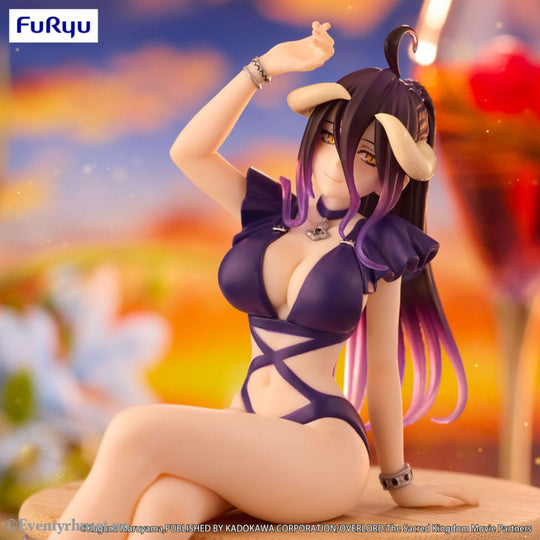Overlord Noodle Stopper PVC Statue Albedo Swimsuit Dark Purple Color Ver. 16 cm Manga & Anime