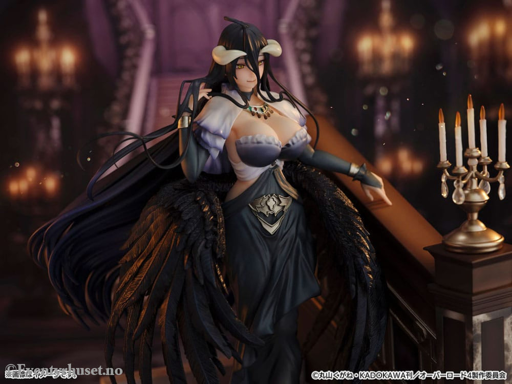 Overlord SHIBUYA SCRAMBLE FIGURE PVC Statue 1/7 Albedo Jet Black Dress Ver. 28 cm Manga & Anime