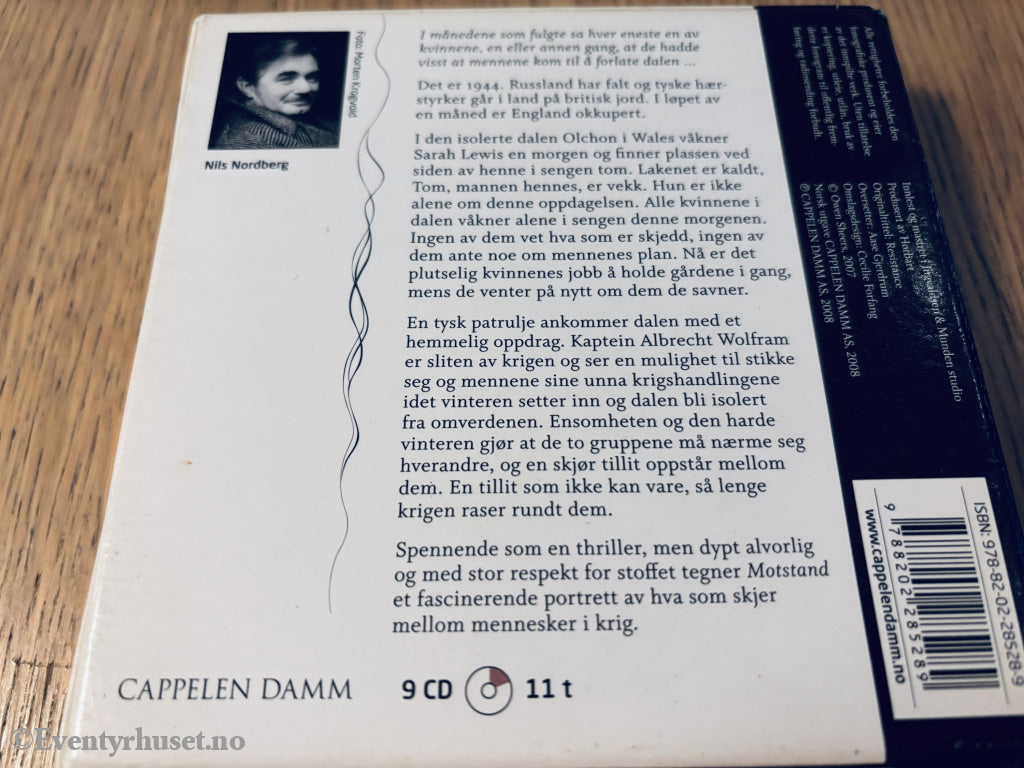 Owen Sheers – Motstand. Lydbok på CD.
