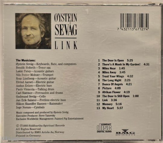 Øystein Sevåg - Link 1993 . Musikk-CD.
