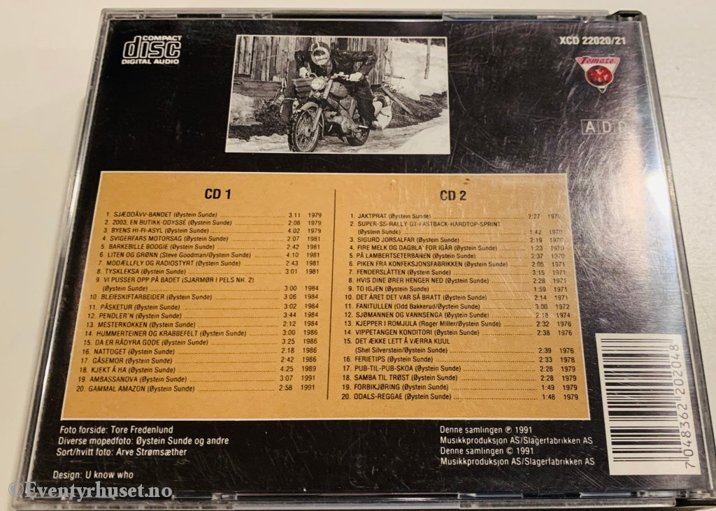 Øystein Sundes 40 Beste. 1991. Cd. Lydbok