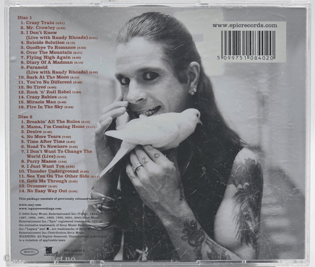 Ozzy Osbourne. 2003. The Essential Ozzy Osbourne (2 CD). CD.