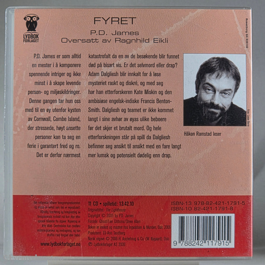 P.D. James 2005 Fyret. Lydbok på CD.