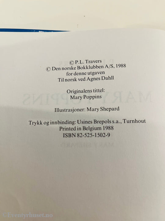P. L. Travers. 1965/88. Mary Poppins. Fortelling